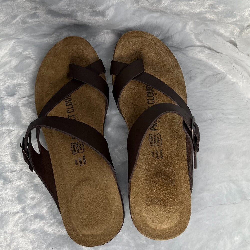 Project Cloud-Leather Platform Sandals - Memory F… - image 4